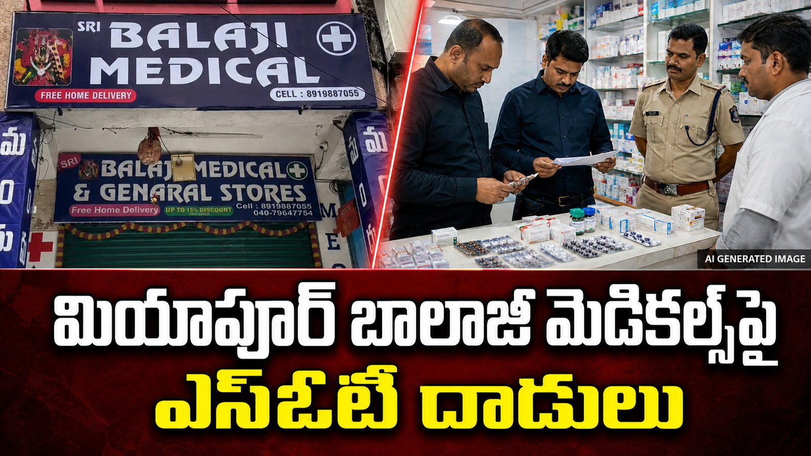 మందుల దుకాణం ముసుగులో ‘మత్తు’ వ్యాపారం?