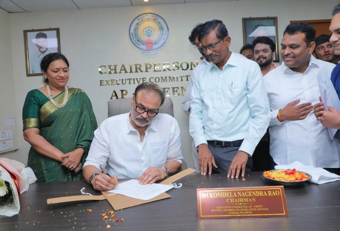 కేబినెట్ హోదాతో నాగబాబు బోణి! ‘ఏపీ గ్రీన్’ ఛార్జ్ తీసుకున్న వేళ పవన్ ప్రత్యేక శుభాకాంక్షలు