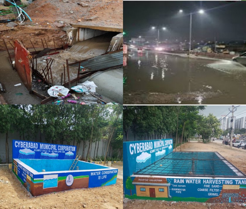 వానొస్తే జామ్‌కు చెక్!.. రోడ్డునీటికి ‘భూగర్భ’ దారి