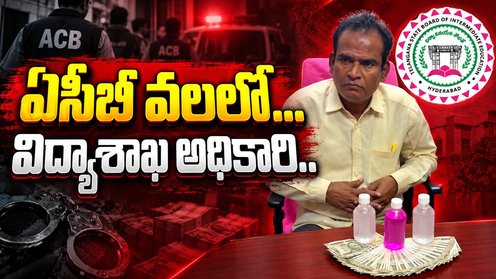 ₹50 వేల లంచం డిమాండ్‌.. విద్యాశాఖ అధికారి ఏసీబీ వలలో!